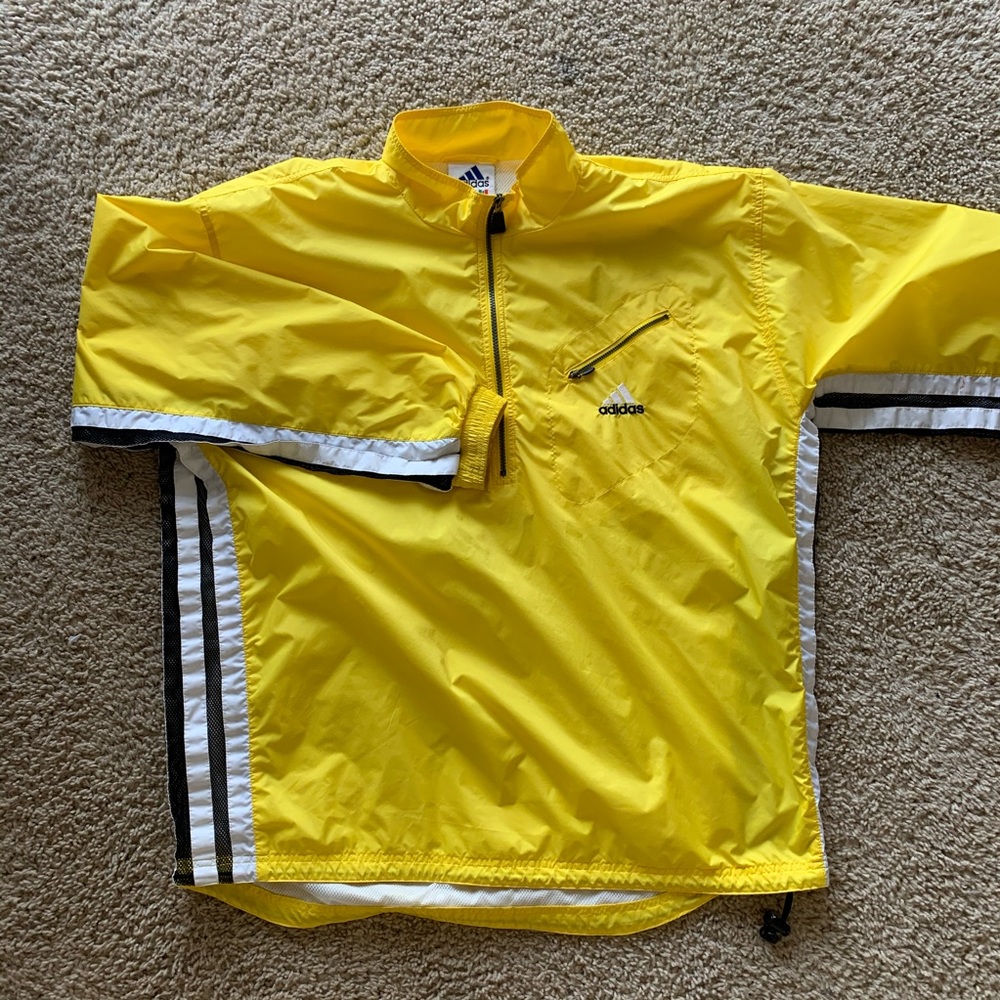 Adidas quarter zip windbreaker
